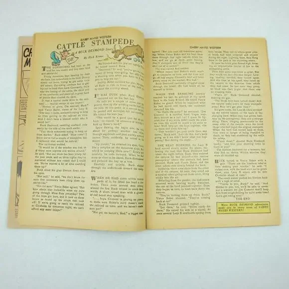 Vintage 1949 Gabby Hayes Western Comic Book #7 June Fawcett Photo Cover - Picture 6 of 12